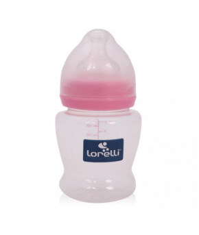 Молокоотсос ручной Lorelli с бутылочкой Pink 150мл 
