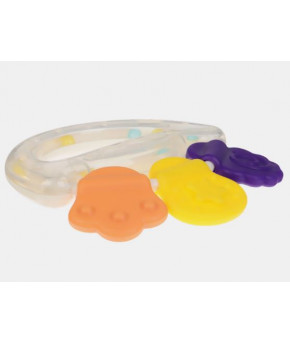 Погремушка-прорезыватель Крошка Я Браслетик бежевый