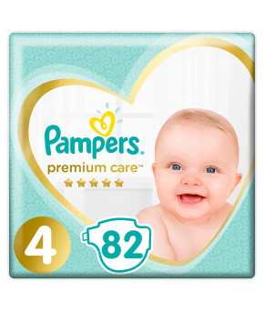 Подгузники Pampers Premium Care 4 (9-14кг) 82шт