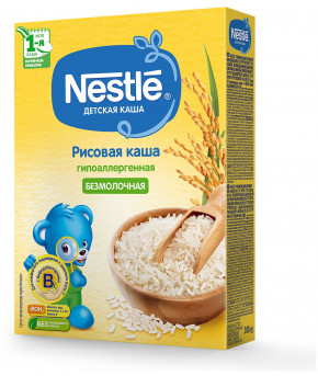 Каша Nestle рисовая гипоаллергенная безмолочная 200г