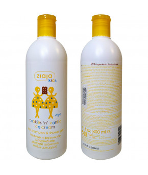 Шампунь-гель Ziaja baby Vanillia 400мл