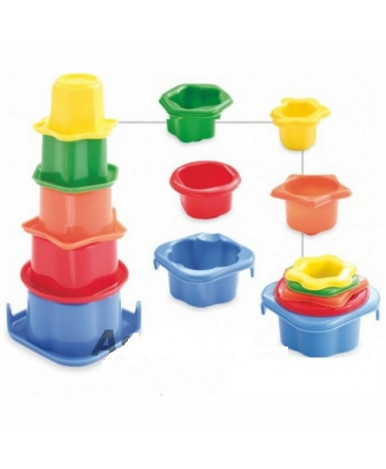 Игрушка для ванны Baby mix пластиковая Пирамидка