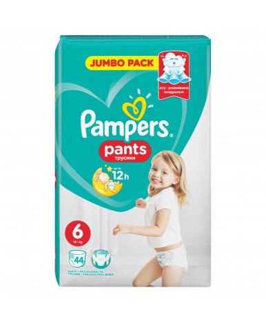 Подгузники-трусики Pampers Pants 6 (>15кг) 38шт