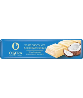 Шоколад белый O`Zera White Coconut 45г