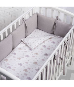 Борт Perina Soft Cotton серо лиловый