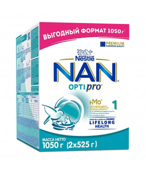 Смесь Nestle NAN 1 OPTIPRO молочная 1050г