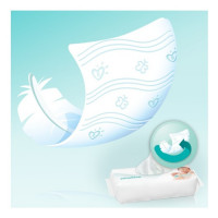 Салфетки влажные Pampers Sensitive Quadro 52шт