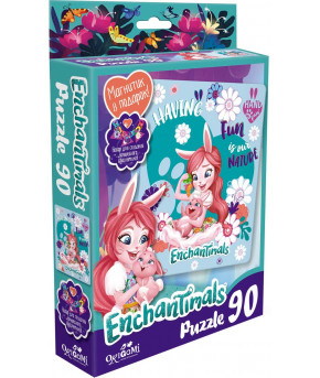 Настольная игра Пазлы Enchantimals Having Fun магнитик 90 Эл