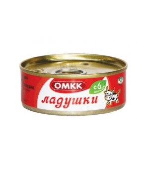 Пюре ОМКК Ладушки 100г