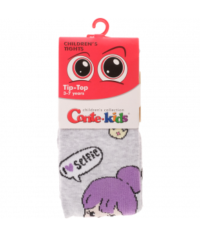 Колготки детские Conte-Kids Tip-Top р-р 92-98 светло-серый