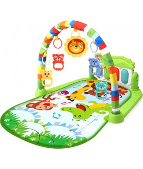 Коврик Labalu Крокодил прямоугольный оранжевый (на батарейках)