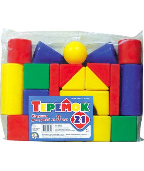 Развивающие кубики Десятое королевство Теремок 21шт