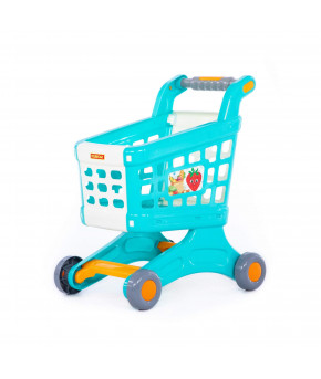 Тележка для маркета Полесье Натали бирюзовая