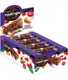 Батончик ореховый Nut&Go миндальный с клюквой 30г