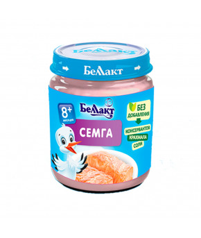 Пюре Беллакт семга 95г