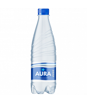 Вода Aura питьевая газированная 0,5л