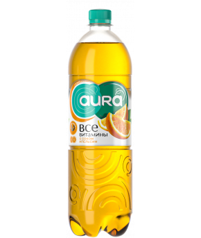 Напиток AURA с соком Апельсин 0,5л