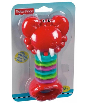 Погремушка Fisher-Price Mattel Toys Краб (на блистере) 3+