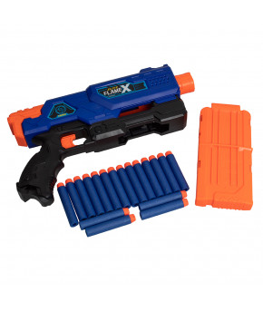 Бластер X-warrior Flame 18-ти зарядный (в коробке)