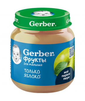 Пюре Gerber яблоко 125г