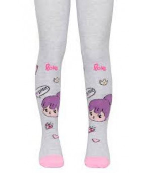 Колготки детские Conte-Kids Tip-Top р-p 104-110 711 светло-серый