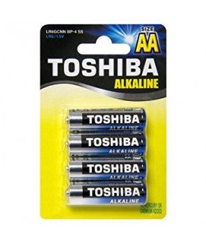Батарейки Toshiba High Power Alkaline АА LR6GCP BP-4