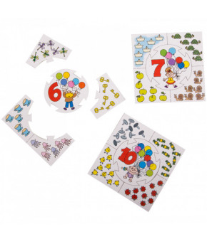 Настольная игра Пазл Десятое королевство Учись играя Цифры