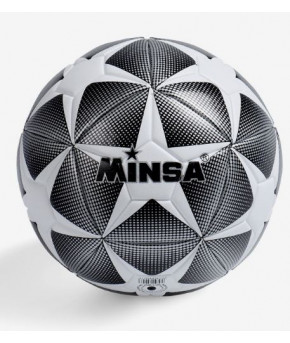 Мяч футбольный Minsa TPE 12 панелей Silver Star р-р 5