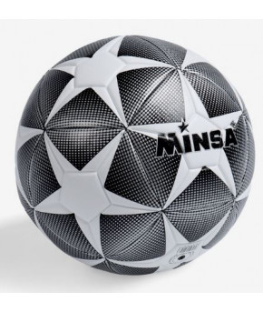Мяч футбольный Minsa TPE 12 панелей Silver Star р-р 5