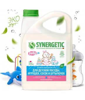 Средство для мытья детской посуды Synergetic биоразлагаемое 3,5л