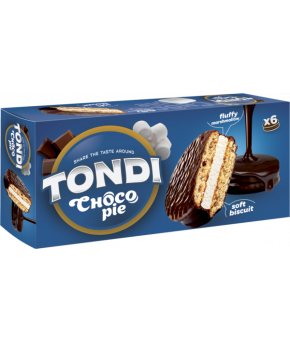 Печенье Tondi Choco Pie глазированное 180г