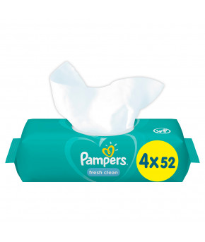 Салфетки влажные Pampers Baby Fresh Quadro 52шт