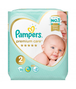 Подгузники Pampers Premium Care 2 (4-8кг) 20шт