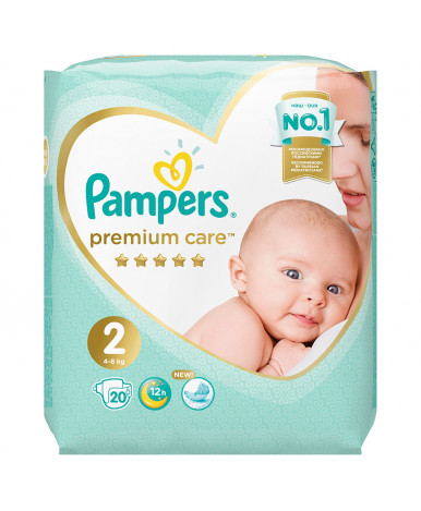 Подгузники Pampers Premium Care 2 (4-8кг) 20шт