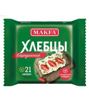 Хлебцы Макфа Бородинские запеченные 60г