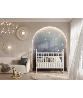 Кровать детская ЗОВ-Мебель Giovanni-2 Comfort 09 со съемным ограждением белый