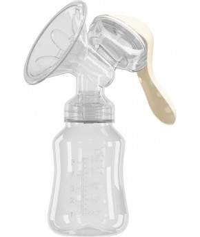 Молокоотсос ручной Roxy Kids с бутылочкой Beige