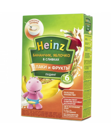 Каша Heinz любопышки слива яблоко малина черника молочно-йогуртовая мягкая упаковка 200г
