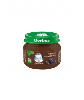 Пюре Gerber чернослив 80г