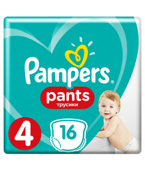 Подгузники-трусики Pampers Pants 4 (9-15 кг) 16шт