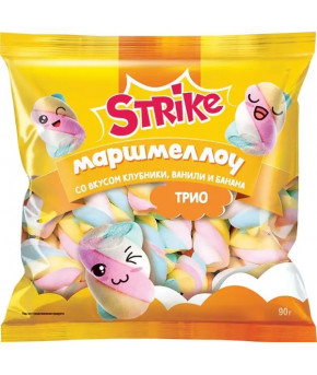 Жевательный зефир маршмеллоу Zerfer trio Strike 90г