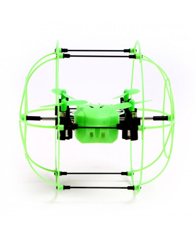 Квадрокоптер на радиоуправлении Drone (зелёный)