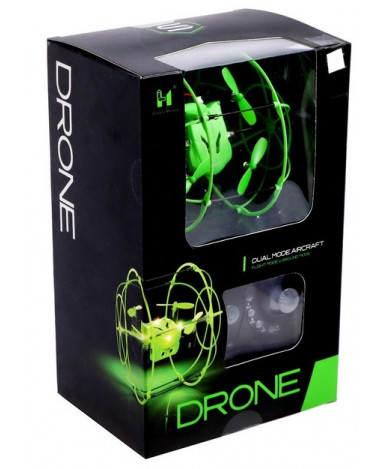 Квадрокоптер на радиоуправлении Drone (зелёный)