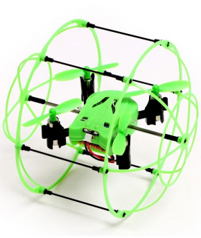Квадрокоптер на радиоуправлении Drone (зелёный)