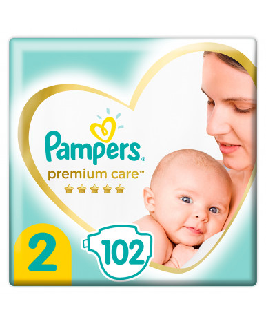 Подгузники Pampers Premium Care 2 (4-8кг) 102шт