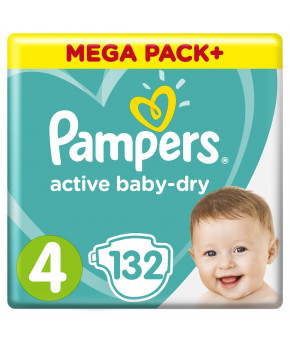 Подгузники Pampers Active Baby 4 (9-14кг) 132шт