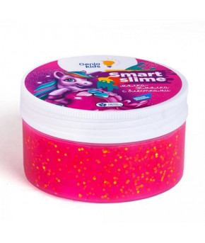 Игрушка-антистресс Слайм Smart slime Мялка-жмялка с блёстками