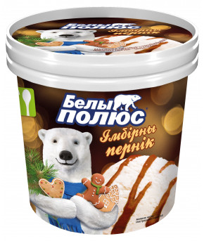 Мороженое сливочное в стаканчике Белый полюс Имбирный пряник 180г
