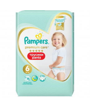 Подгузники-трусики Pampers Premium Care 6 (15+ кг) 19шт