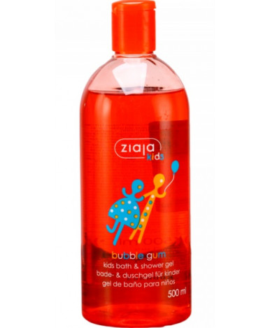 Гель-пенка для душа Ziaja kids Bath&Shower gel Bubble Gum 500мл